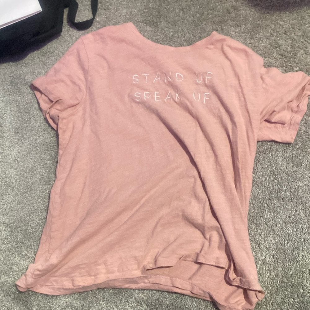 Quote- “stand up speak up”